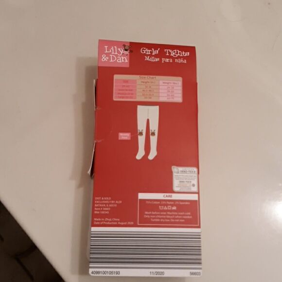 Lily & Dan Girl's Tights - Picture 3 of 4